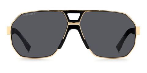 Dsquared2 D2 0028/S - RHL-IR - Gold Black_ - 63 mm