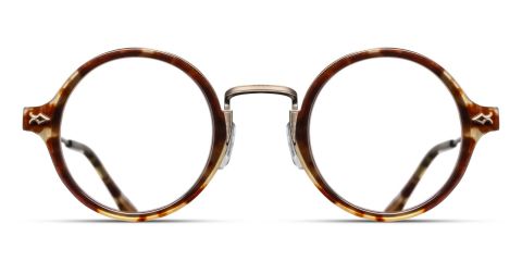 Matsuda M3127 - RX.AG-BRN - Antique Gold / Brown - 43 mm